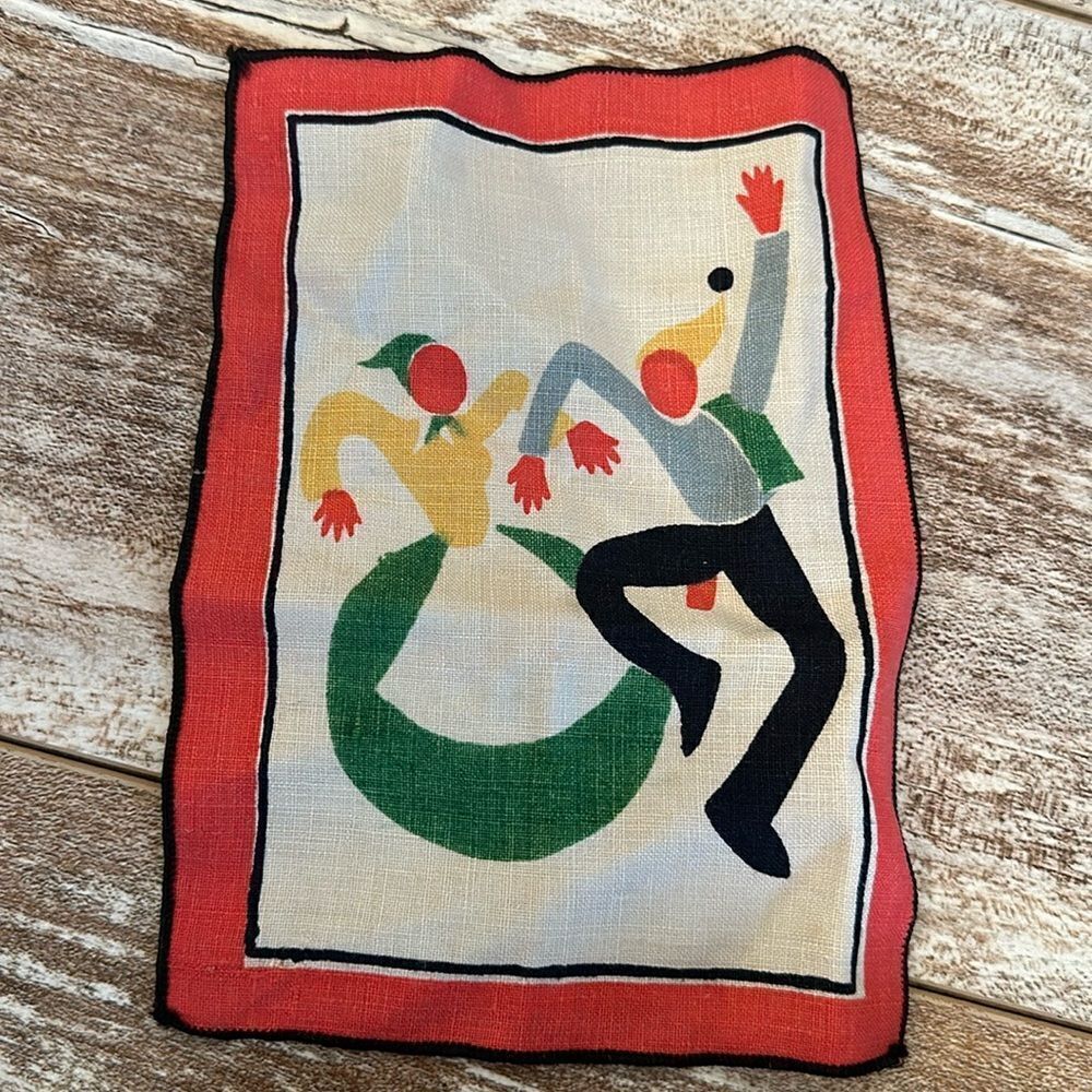 Vintage Cocktail Napkin Linen From an Estate Sale